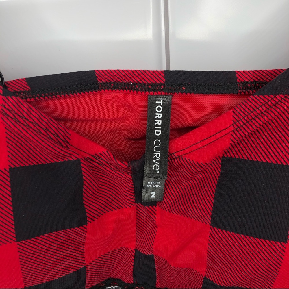 Torrid 2X Epic Red Lightly Lined Microfiber Longline Bralette NWT - Picture 7 of 10